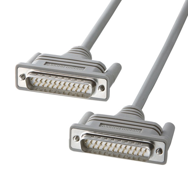 サンワサプライ RS-232Cケーブル 25pin クロス 1.5m KRS-117K 1個(ご注文単位1個)【直送品】