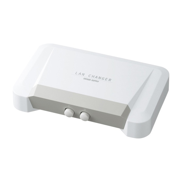 サンワサプライ LAN切替器 2回路 SW-LAN21 1個（ご注文単位1個）【直送品】