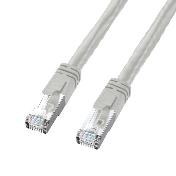 サンワサプライ PoE対応LANケーブル カテゴリ6 3m ライトグレー KB-T6POE-03 1個（ご注文単位1個）【直送品】