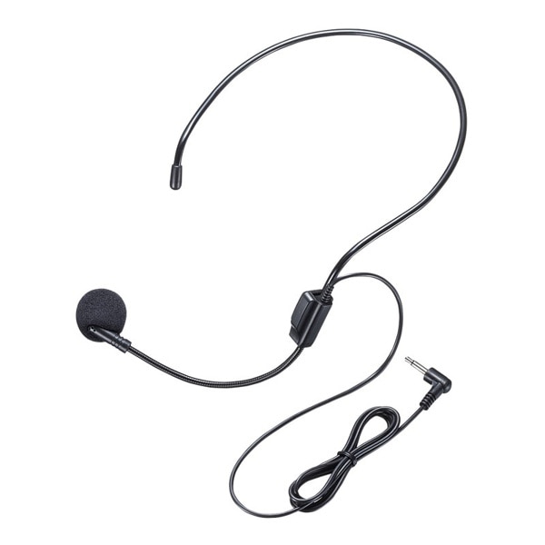 サンワサプライ ヘッドマイク MM-SPAMP9交換用 MM-SPAMP9HM 1個（ご注文単位1個）【直送品】