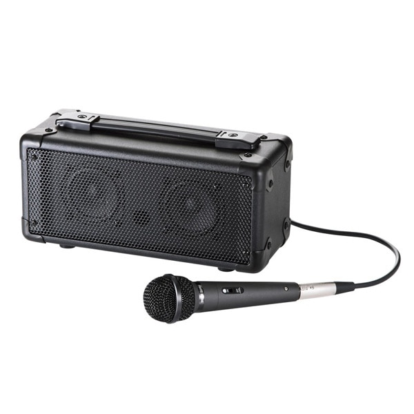 サンワサプライ マイク付き拡声器スピーカー マイク1本付属 MM-SPAMPN 1個（ご注文単位1個）【直送品】