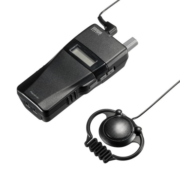 サンワサプライ ワイヤレスガイドシステム 子機 MM-WGS2RN 1個（ご注文単位1個）【直送品】