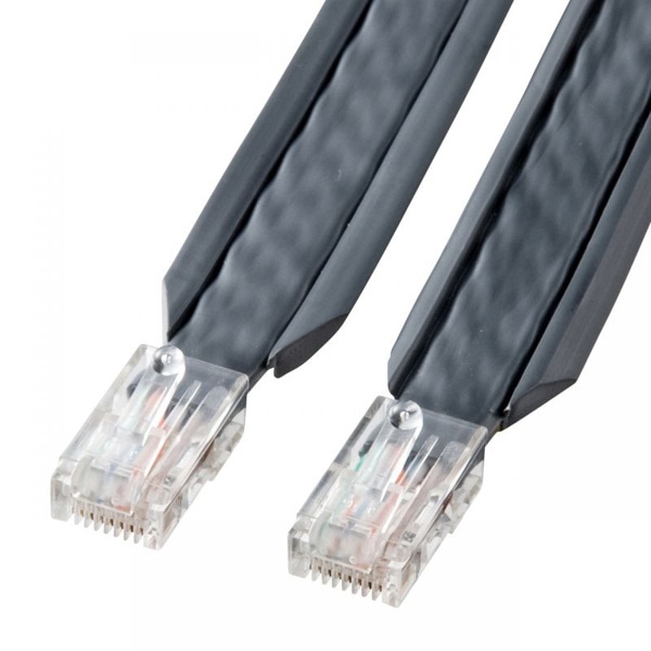 サンワサプライ アンダーカーペットLANケーブル 10m KB-CP5-10 1個(ご注文単位1個)【直送品】