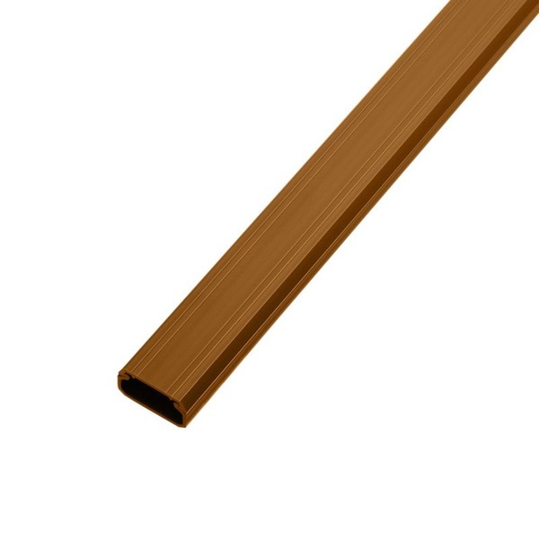 サンワサプライ ケーブルカバー 角型 幅22mm ブラウン CA-KK22BR 1個(ご注文単位1個)【直送品】