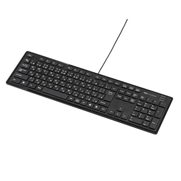 サンワサプライ スリムキーボード ブラック SKB-SL16BK 1個（ご注文単位1個）【直送品】