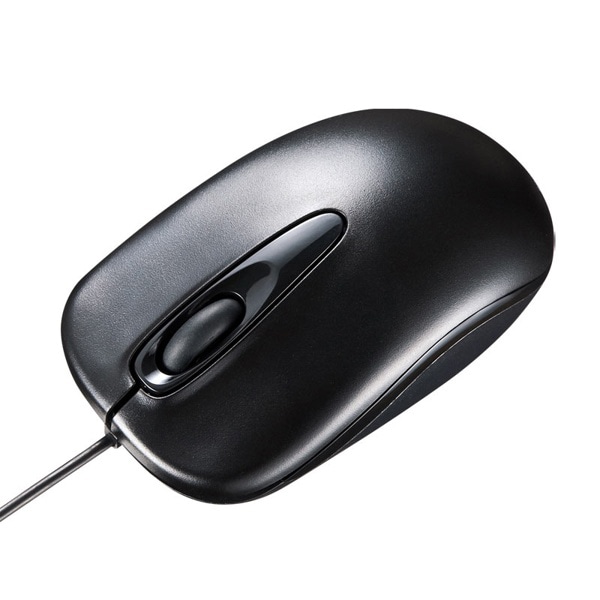 サンワサプライ 有線 光学式マウス ブラック MA-R115BK 1個（ご注文単位1個）【直送品】