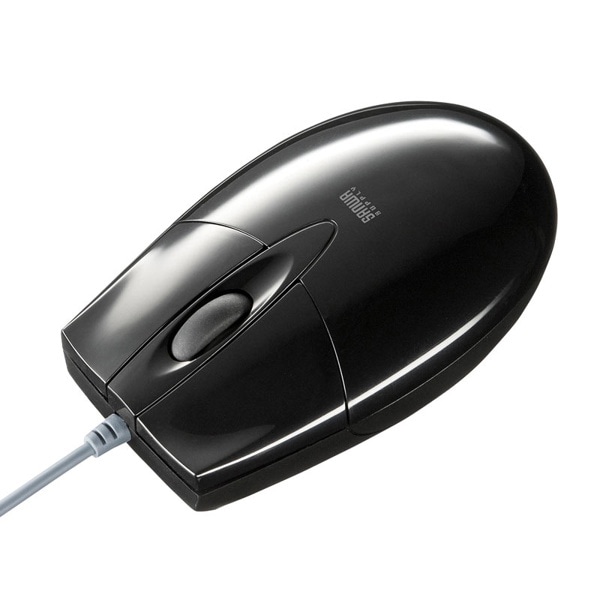 サンワサプライ 有線ブルーLEDマウス ブラック MA-BL3UPBKN 1個（ご注文単位1個）【直送品】