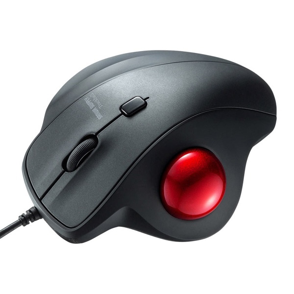 サンワサプライ 有線 トラックボール ブラック MA-TB128BK 1個（ご注文単位1個）【直送品】