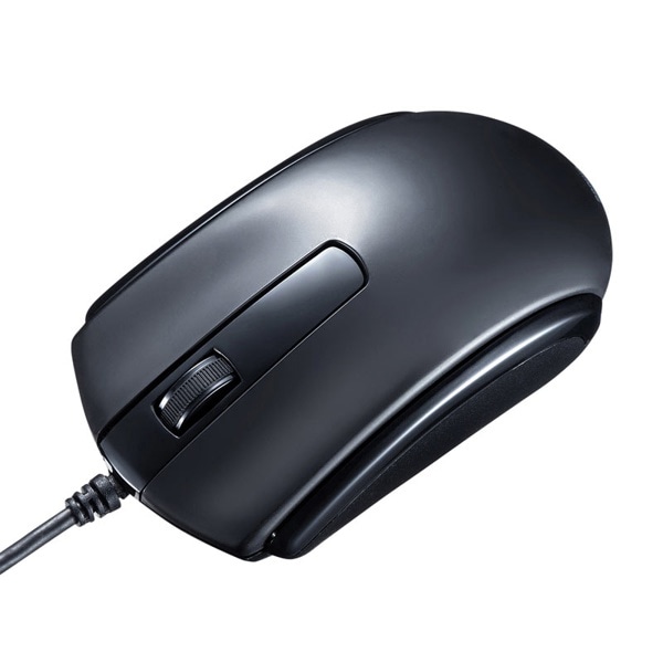 サンワサプライ 有線 Type-C ブルーLEDマウス ブラック MA-BLC158BK 1個（ご注文単位1個）【直送品】