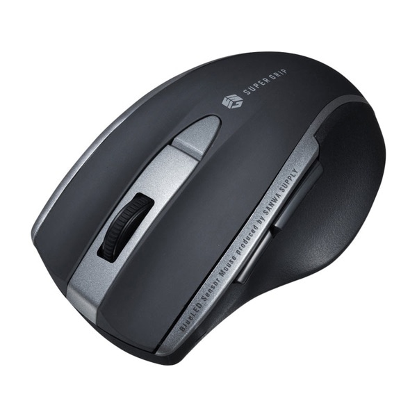 サンワサプライ 静音 Bluetooth ブルーLEDマウス ブラック MA-BTBL167BK 1個(ご注文単位1個)【直送品】