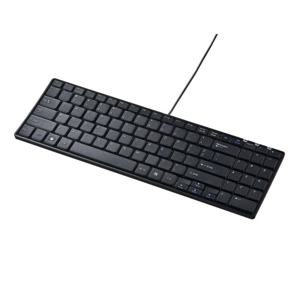 サンワサプライ USBスリムキーボード 英語配列 SKB-E2UN 1個(ご注文単位1個)【直送品】