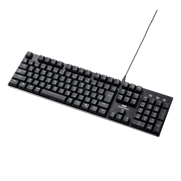 サンワサプライ メカニカルキーボード ブラック SKB-MK3BK 1個(ご注文単位1個)【直送品】