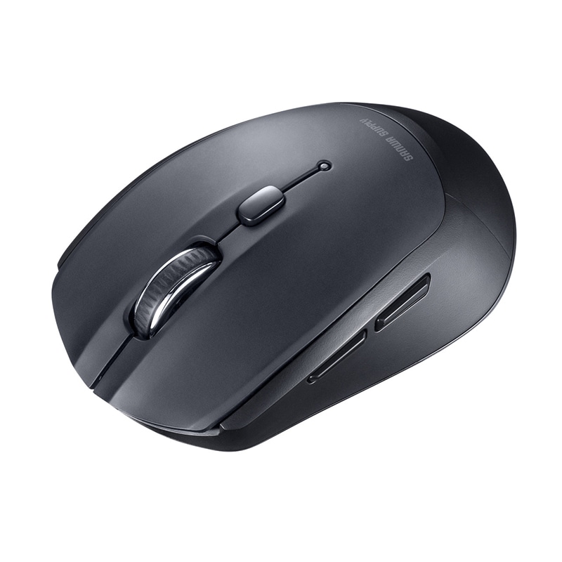 サンワサプライ Bluetooth ブルーLEDマウス 5ボタン ブラック MA-BB509BK 1個(ご注文単位1個)【直送品】