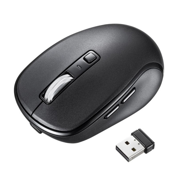 サンワサプライ 静音 Bluetooth／ワイヤレスマウス ブラック MA-WBBS519BK 1個（ご注文単位1個）【直送品】