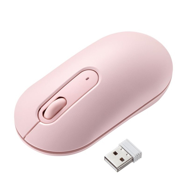 サンワサプライ 静音ワイヤレスマウス ピンク MA-WBS327PK 1個（ご注文単位1個）【直送品】