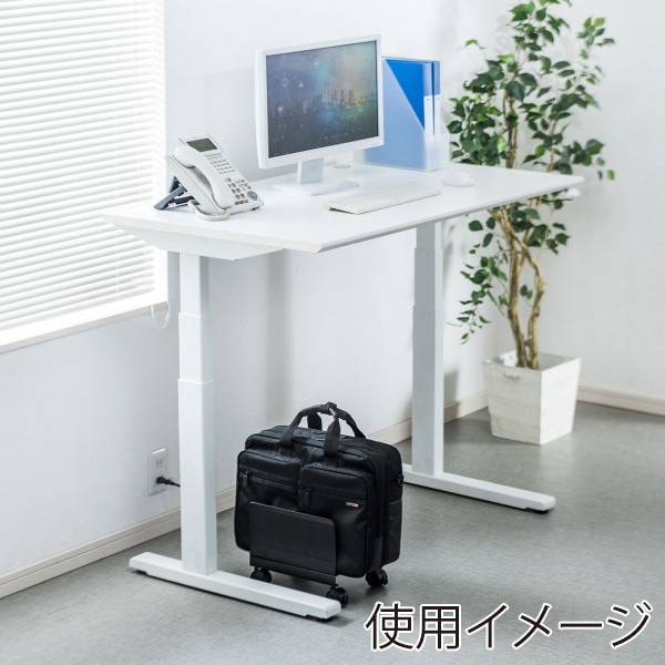 サンワサプライ キャスター付き鞄スタンド BAG-STN001BKN 1個(ご注文単位1個)【直送品】