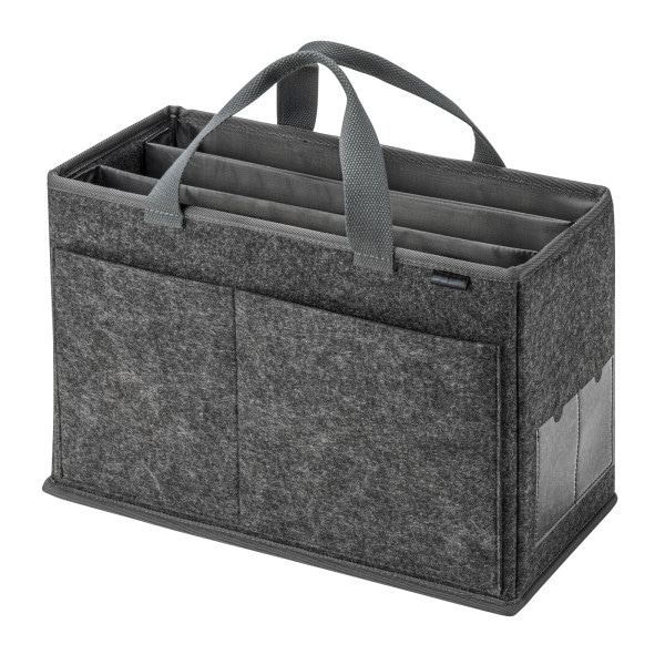 サンワサプライ フェルトBOXバッグ BAG-TW9BK 1個（ご注文単位1個）【直送品】