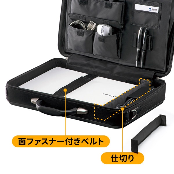 サンワサプライ セミハードPCケース BAG-EVA7BKN 1個(ご注文単位1個)【直送品】