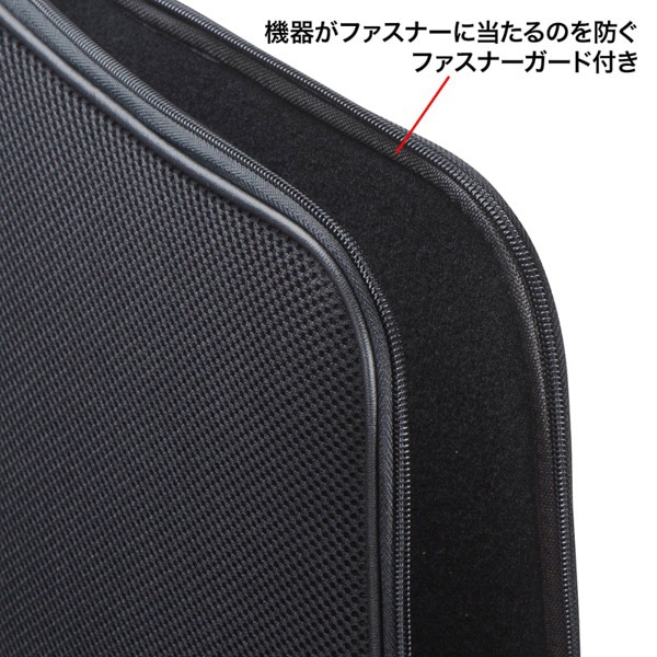 サンワサプライ 低反発3Dメッシュケース 17.3インチ IN-SG17BK 1個(ご注文単位1個)【直送品】