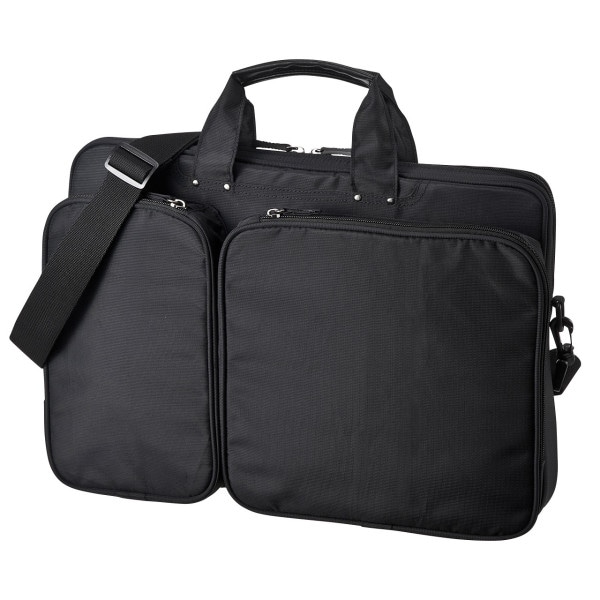 サンワサプライ 衝撃吸収PCケース 15.6型ワイド BAG-P22BK 1個(ご注文単位1個)【直送品】