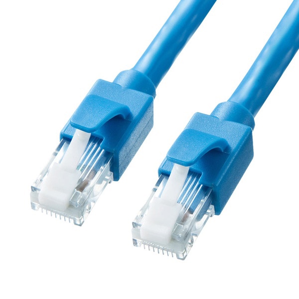 サンワサプライ LANケーブル カテゴリ6A 70m ブルー KB-T6ATS-70BL 1個（ご注文単位1個）【直送品】
