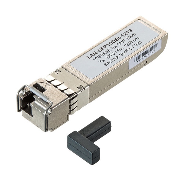 サンワサプライ BiDirectional SFPコンバータ LAN-SFP10DBI-1213 1個(ご注文単位1個)【直送品】