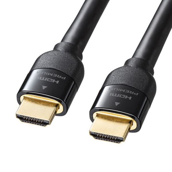 サンワサプライ プレミアムHDMIケーブル 9mブラック KM-HD20-P90K 1個(ご注文単位1個)【直送品】