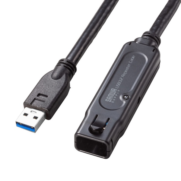 サンワサプライ アクティブリピーターケーブル USB3.2 10m KB-USB-RLK310 1個（ご注文単位1個）【直送品】