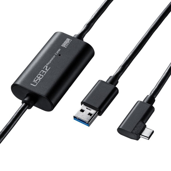 サンワサプライ ロングケーブル USB3.2 A-TypeC 5m KB-USB-RLC305 1個（ご注文単位1個）【直送品】