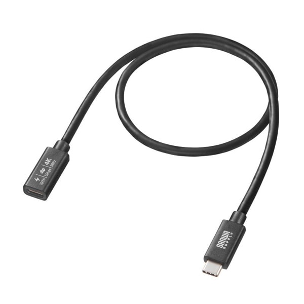サンワサプライ USB5Gbps Type-C 延長ケーブル 0.5m KU-5GCCP100EN05 1個（ご注文単位1個）【直送品】