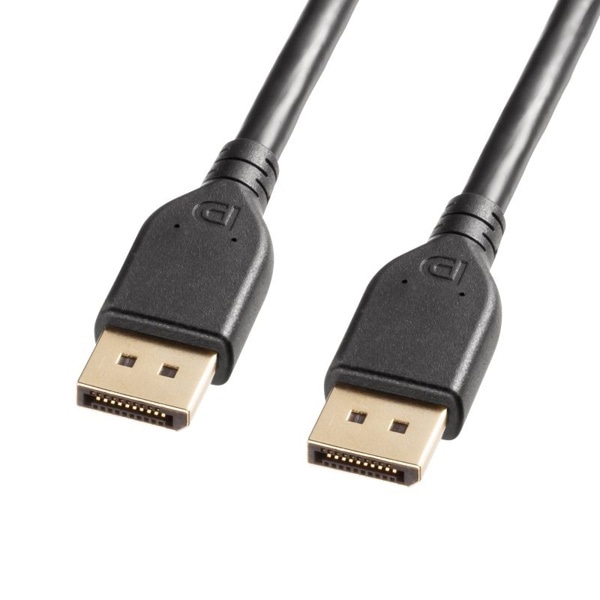 サンワサプライ ディスプレイポートケーブル DP40 Ver.2.1 2m KC-DP4020 1個（ご注文単位1個）【直送品】