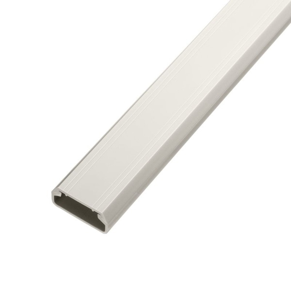 サンワサプライ ケーブルカバー 角型 幅33mm ミルキーホワイト CA-KK33MW 1個（ご注文単位1個）【直送品】