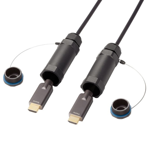 サンワサプライ アーマードHDMIケーブル 30m KM-HD20-UFBA30 1個（ご注文単位1個）【直送品】