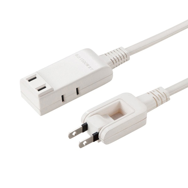 サンワサプライ マイクロタップ 収納式スイングプラグ 3個口 0.2m ホワイト TAP-M702W 1個（ご注文単位1個）【直送品】