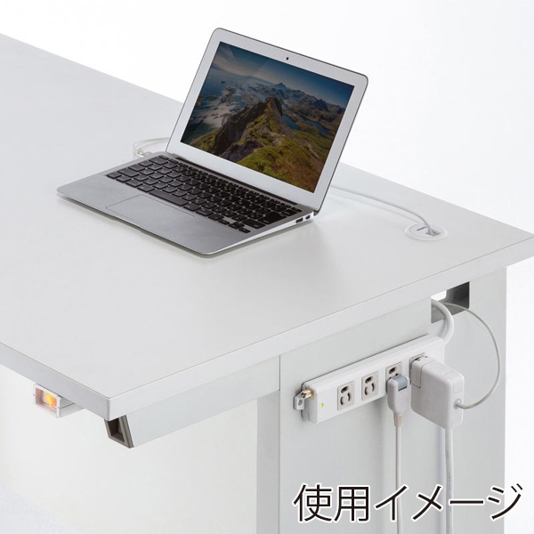 サンワサプライ 抜け止めタップ 3P 4個口 3m 手元スイッチ付き TAP-5433MGN2-3 1個(ご注文単位1個)【直送品】