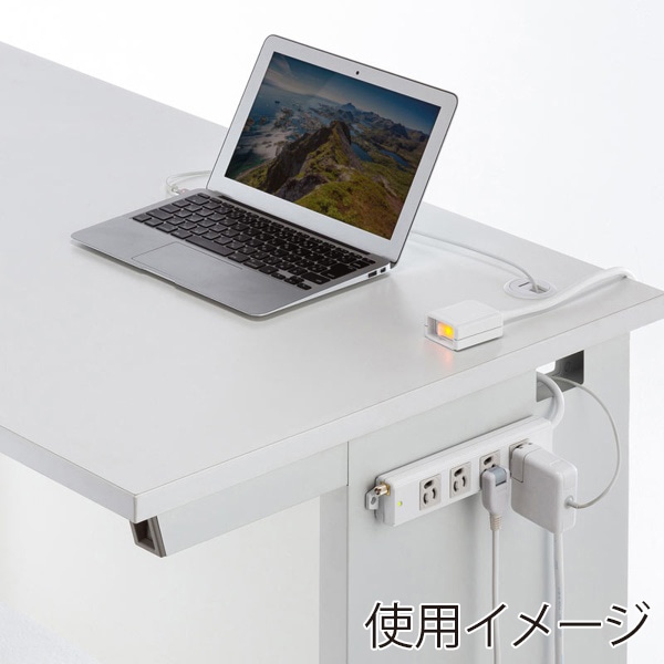 サンワサプライ 抜け止めタップ 3P 4個口 3m 手元スイッチ付き TAP-5433MGN2-3 1個(ご注文単位1個)【直送品】