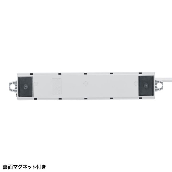 サンワサプライ 工事物件タップ 3P 4個口 1m グレー TAP-KS4N-1 1個(ご注文単位1個)【直送品】