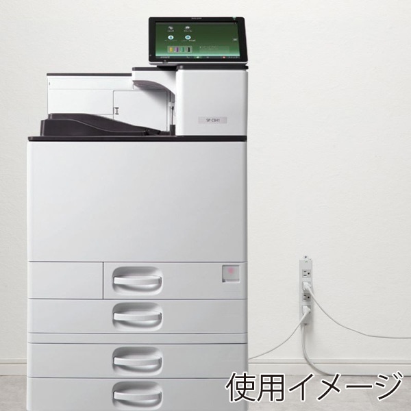 サンワサプライ 工事物件タップ 3P 4個口 1m グレー TAP-KS4N-1 1個(ご注文単位1個)【直送品】