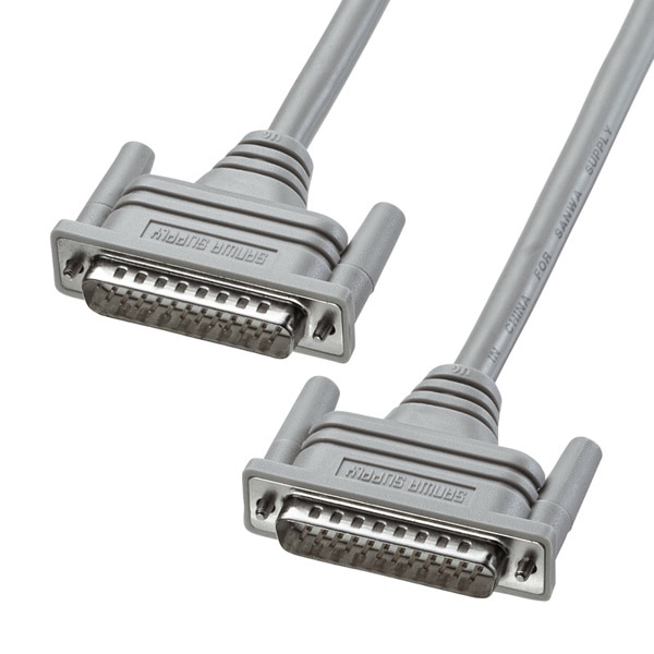 サンワサプライ RS-232Cケーブル 25pin 5m KRS-003K2 1個（ご注文単位1個）【直送品】
