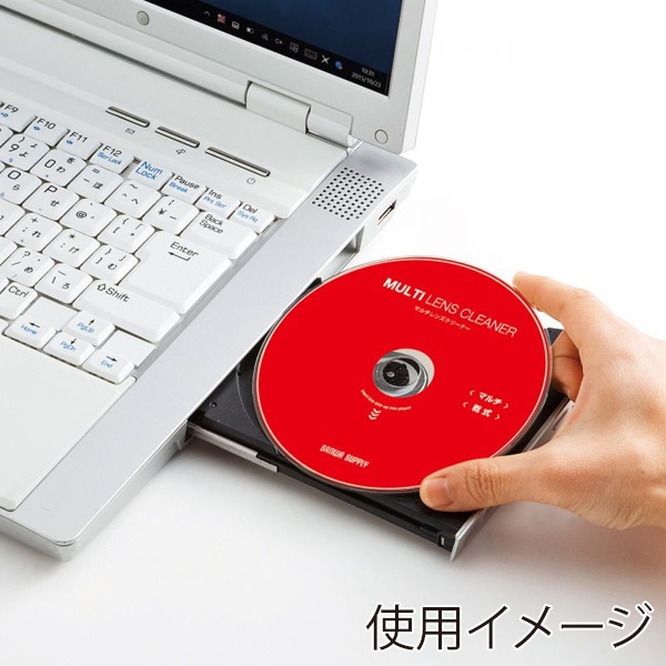 サンワサプライ マルチレンズクリーナー 乾式 CD-MDDN 1個(ご注文単位1個)【直送品】