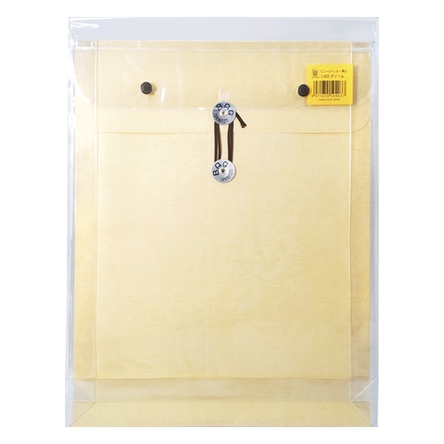 ニ403 ビニールパッカー 角0 クリーム 1枚 (ご注文単位1枚)【直送品】