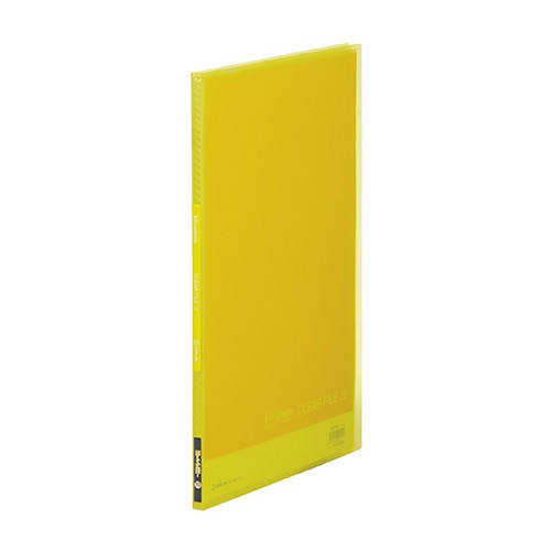 186TSPHキイ シンプリーズクリアーF(透明)10P 黄 1冊 (ご注文単位1冊)【直送品】
