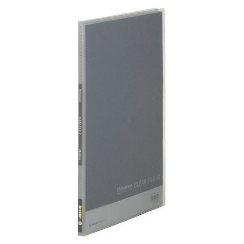 186TSPHクレ シンプリーズクリアーF(透明)10Pグレ 1冊 (ご注文単位1冊)【直送品】