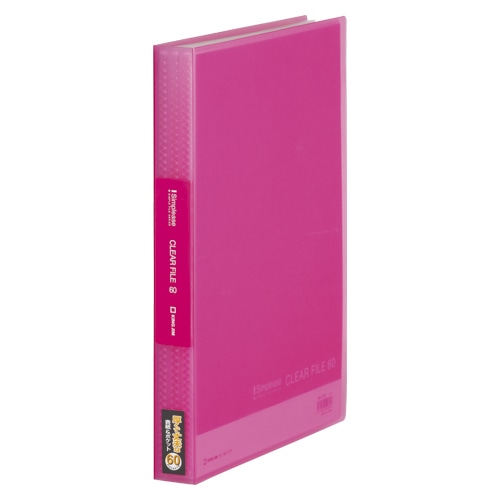 186-3TSPヒン シンプリーズクリアーF(透明)60 ピン 1冊 (ご注文単位1冊)【直送品】