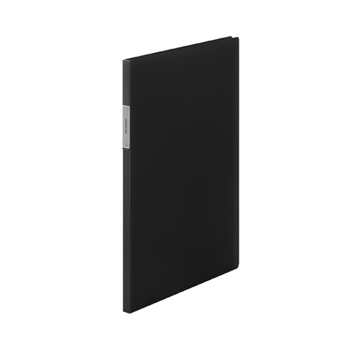 FV166Tクロ FV クリアーフアイル(透明)20P黒 1冊 (ご注文単位1冊)【直送品】