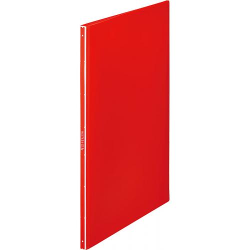 7281THアカ クリア-ファイル ヒクタス(透明) アカ 1冊 (ご注文単位1冊)【直送品】