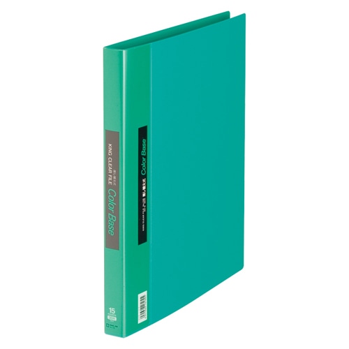 139ミト クリアーファイルカラーベース差替式 緑 1冊 (ご注文単位1冊)【直送品】