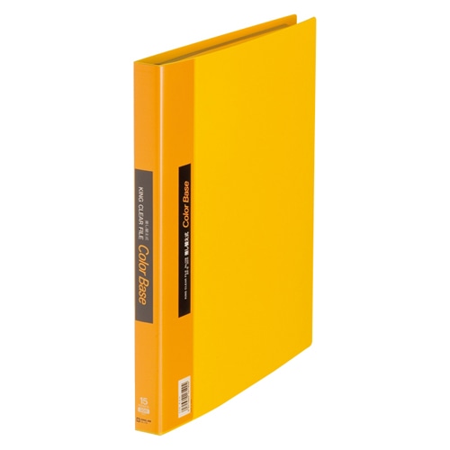 139キイ クリアーファイルカラーベース差替式 黄 1冊 (ご注文単位1冊)【直送品】