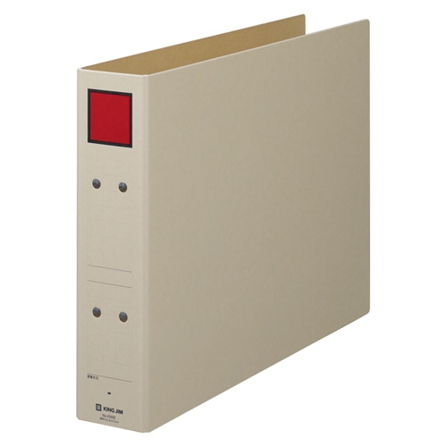 4395Eアカ 保存ファイルB4ヨコ型 4395 赤 1冊 (ご注文単位1冊)【直送品】