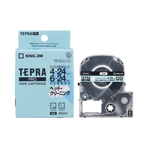 SR24C テプラPRO ヘッドクリーニングテープ 1個 (ご注文単位1個)【直送品】
